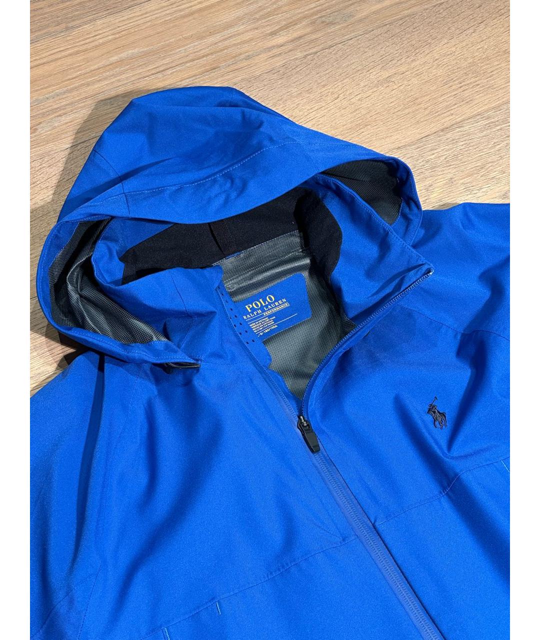 POLO RALPH LAUREN Синяя полиэстеровая куртка, фото 3