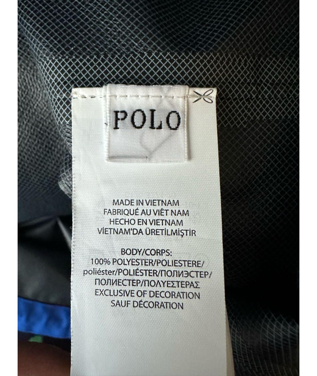 POLO RALPH LAUREN Синяя полиэстеровая куртка, фото 7