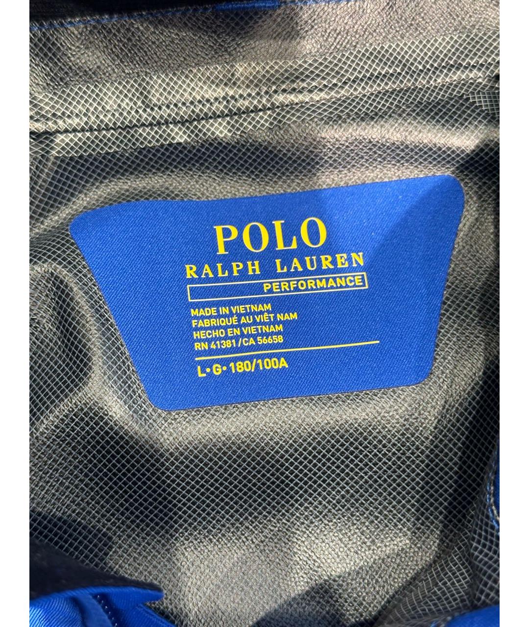 POLO RALPH LAUREN Синяя полиэстеровая куртка, фото 6
