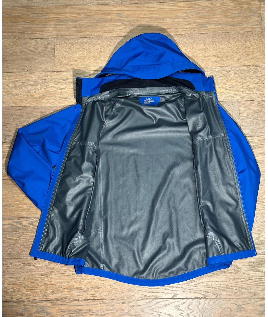 POLO RALPH LAUREN Синяя полиэстеровая куртка, фото 4