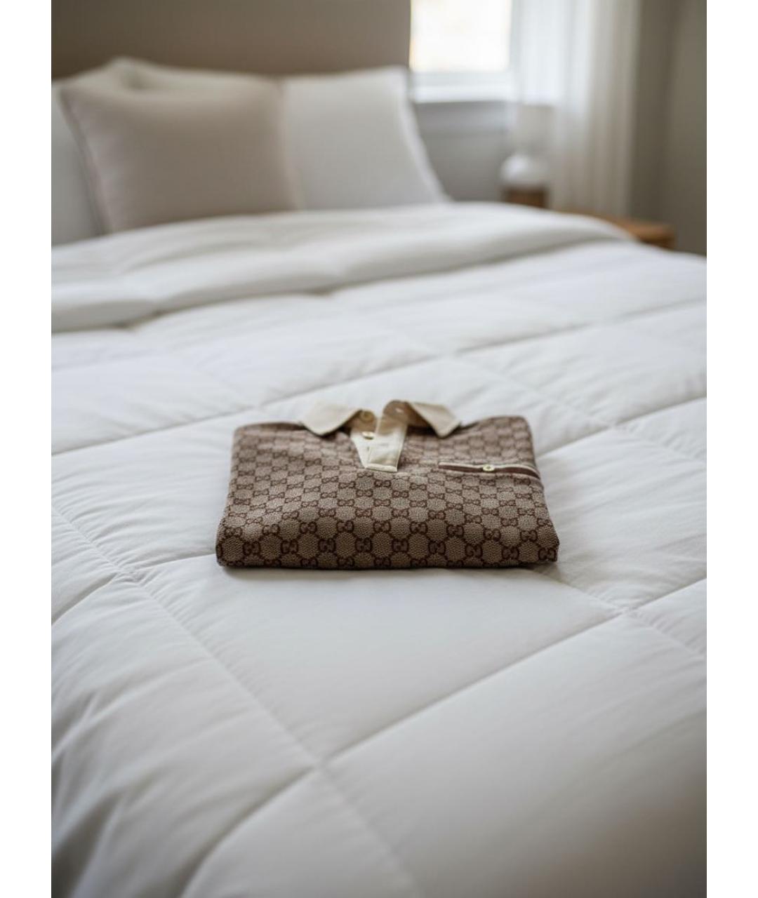 GUCCI Бежевая хлопковая футболка, фото 2