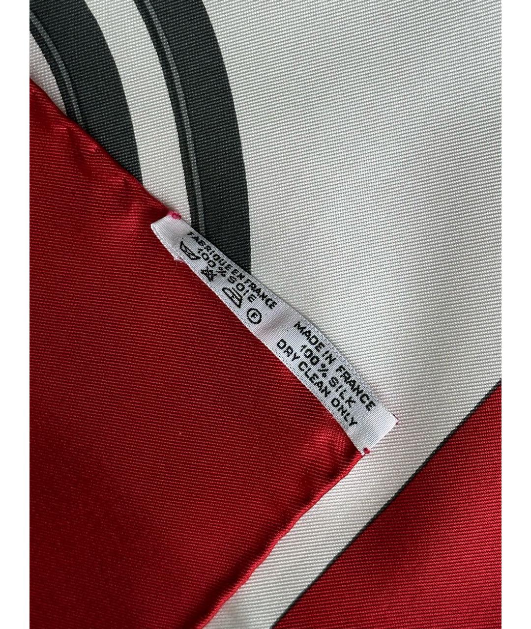 HERMES Мульти шелковый платок, фото 5