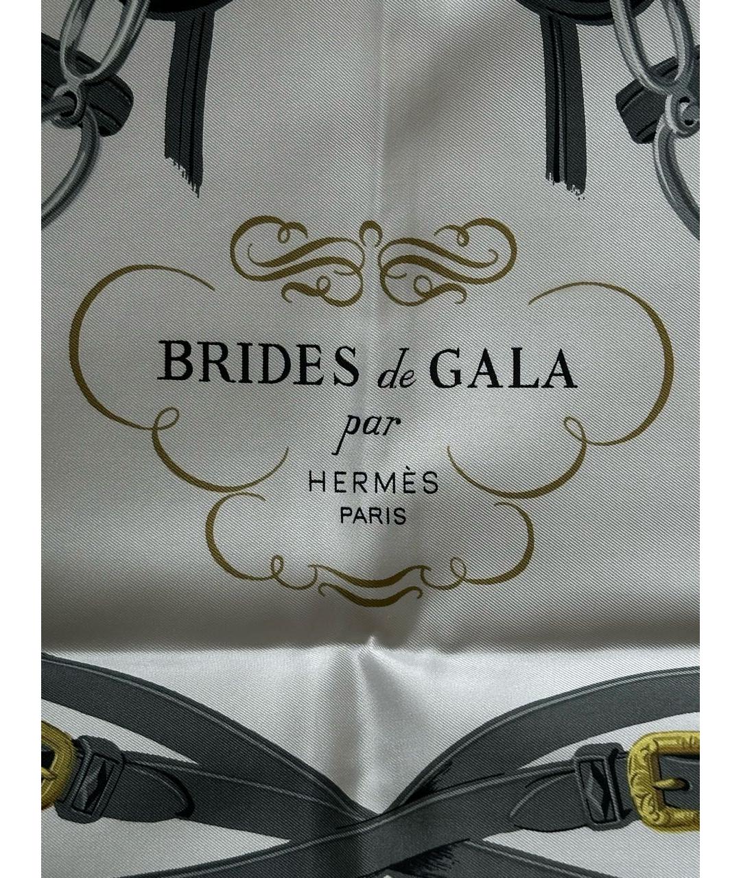 HERMES Мульти шелковый платок, фото 3