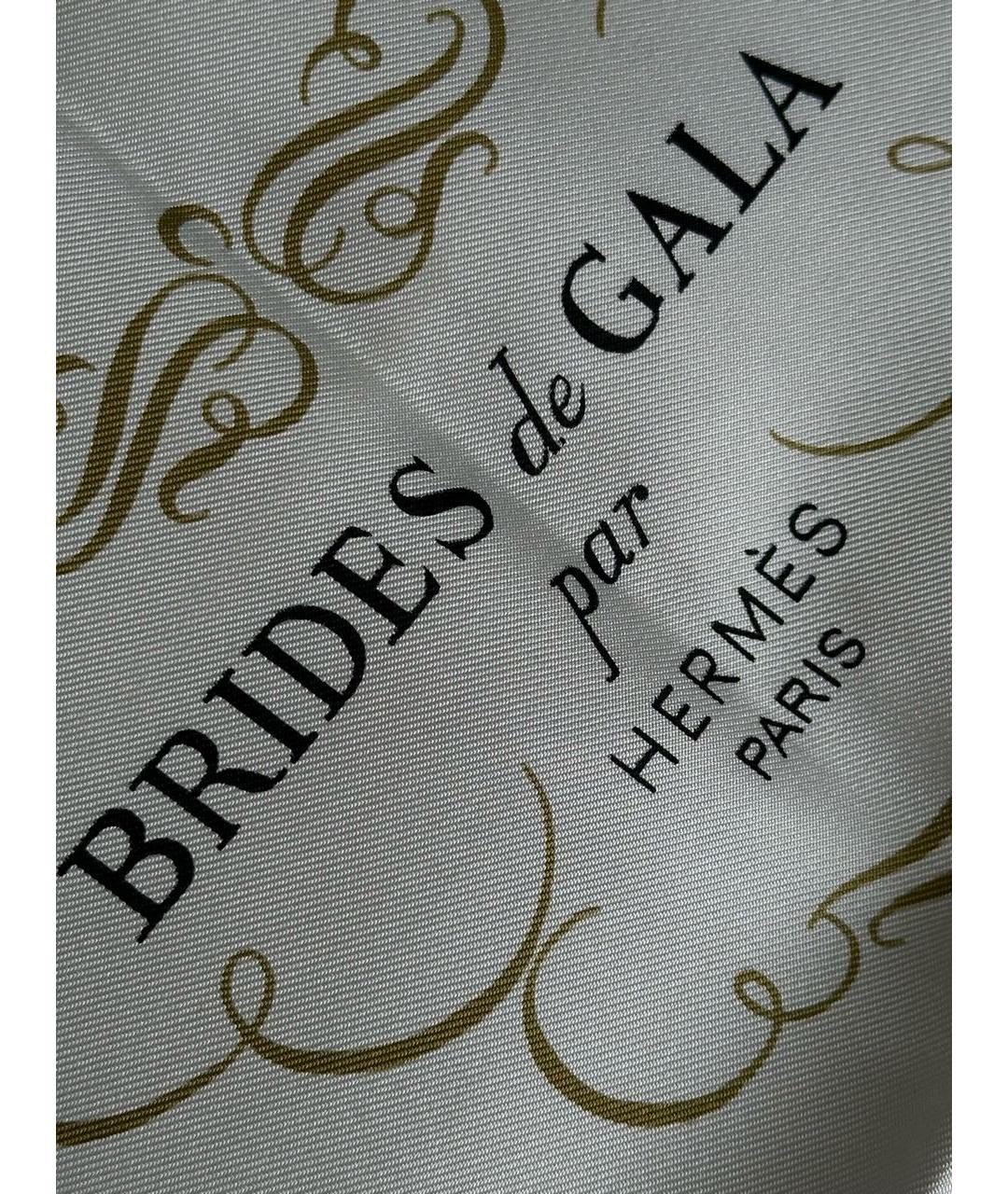 HERMES Мульти шелковый платок, фото 4