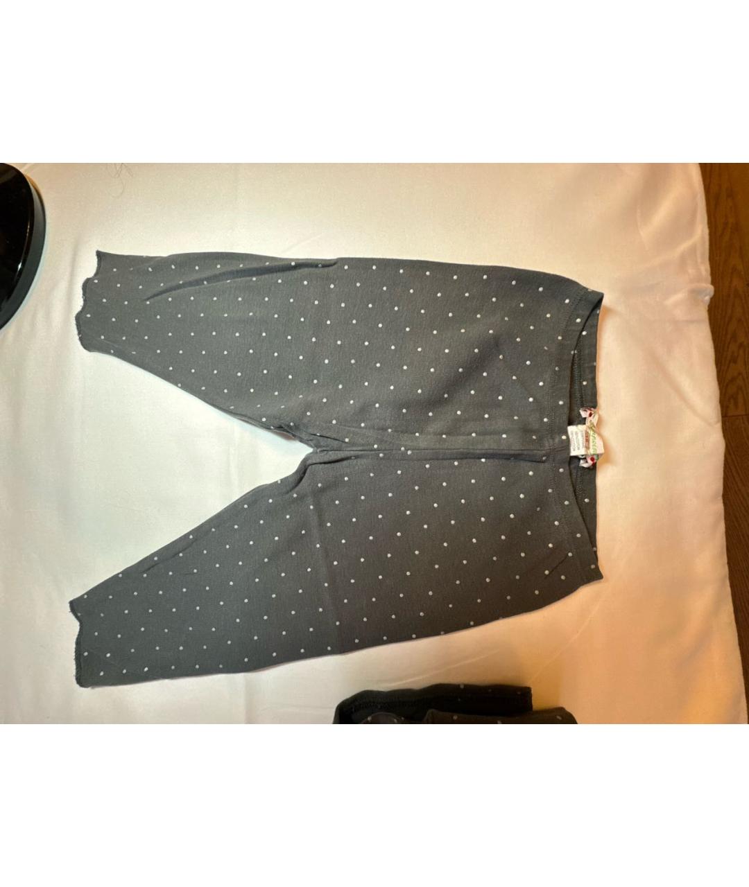 BONPOINT Серая хлопковая белье / пижама, фото 3