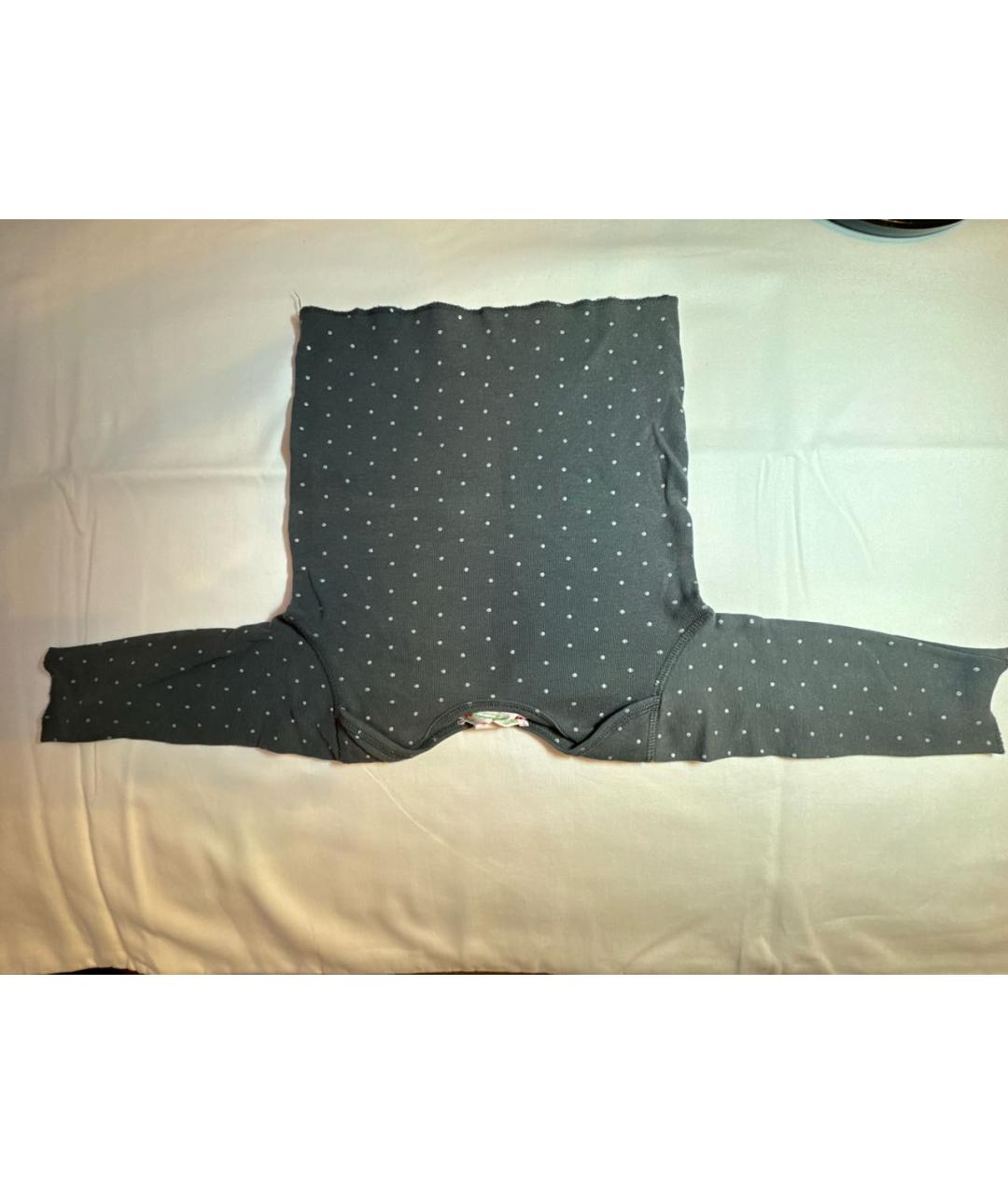 BONPOINT Серая хлопковая белье / пижама, фото 2