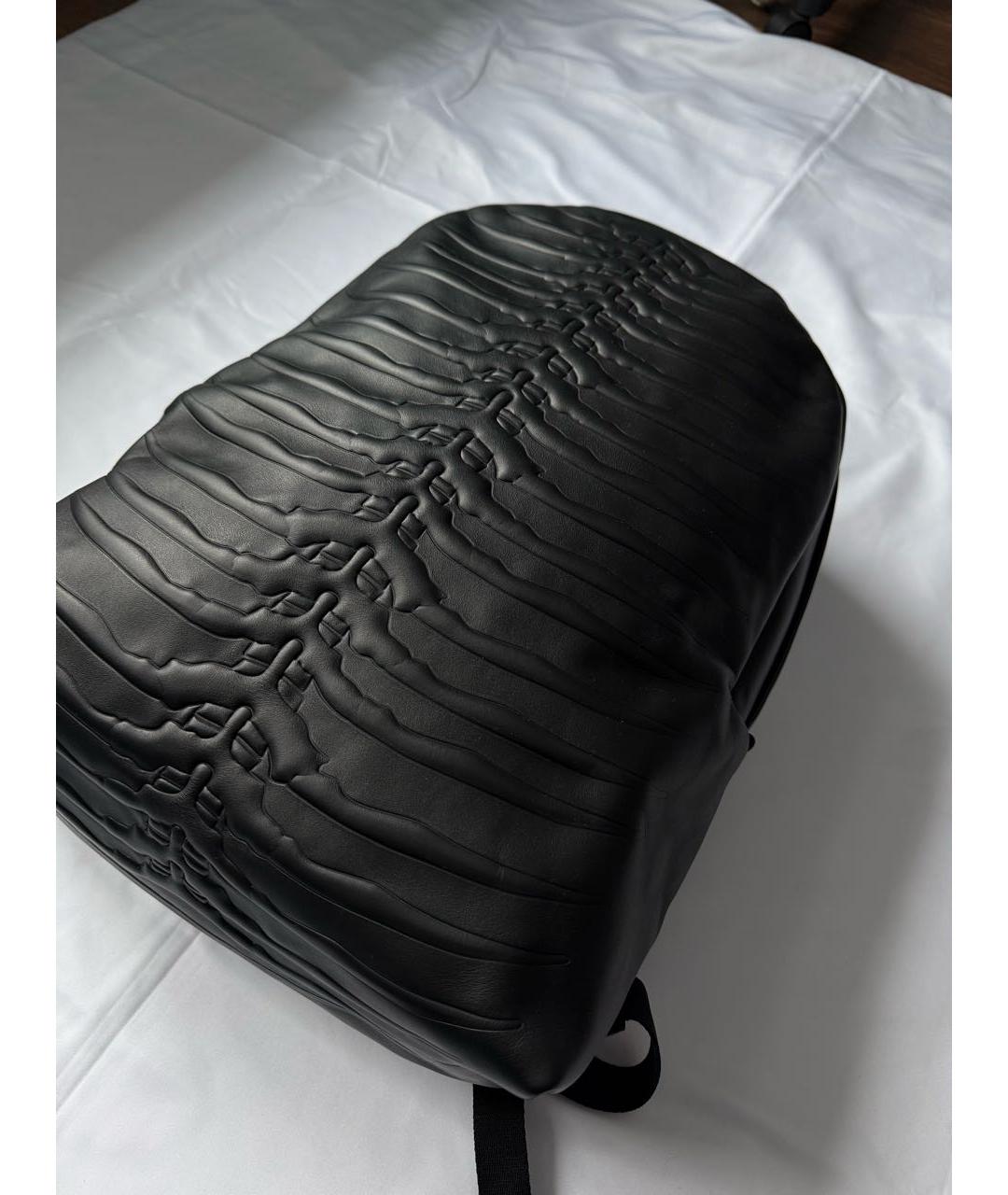 ALEXANDER MCQUEEN Черный кожаный рюкзак, фото 2