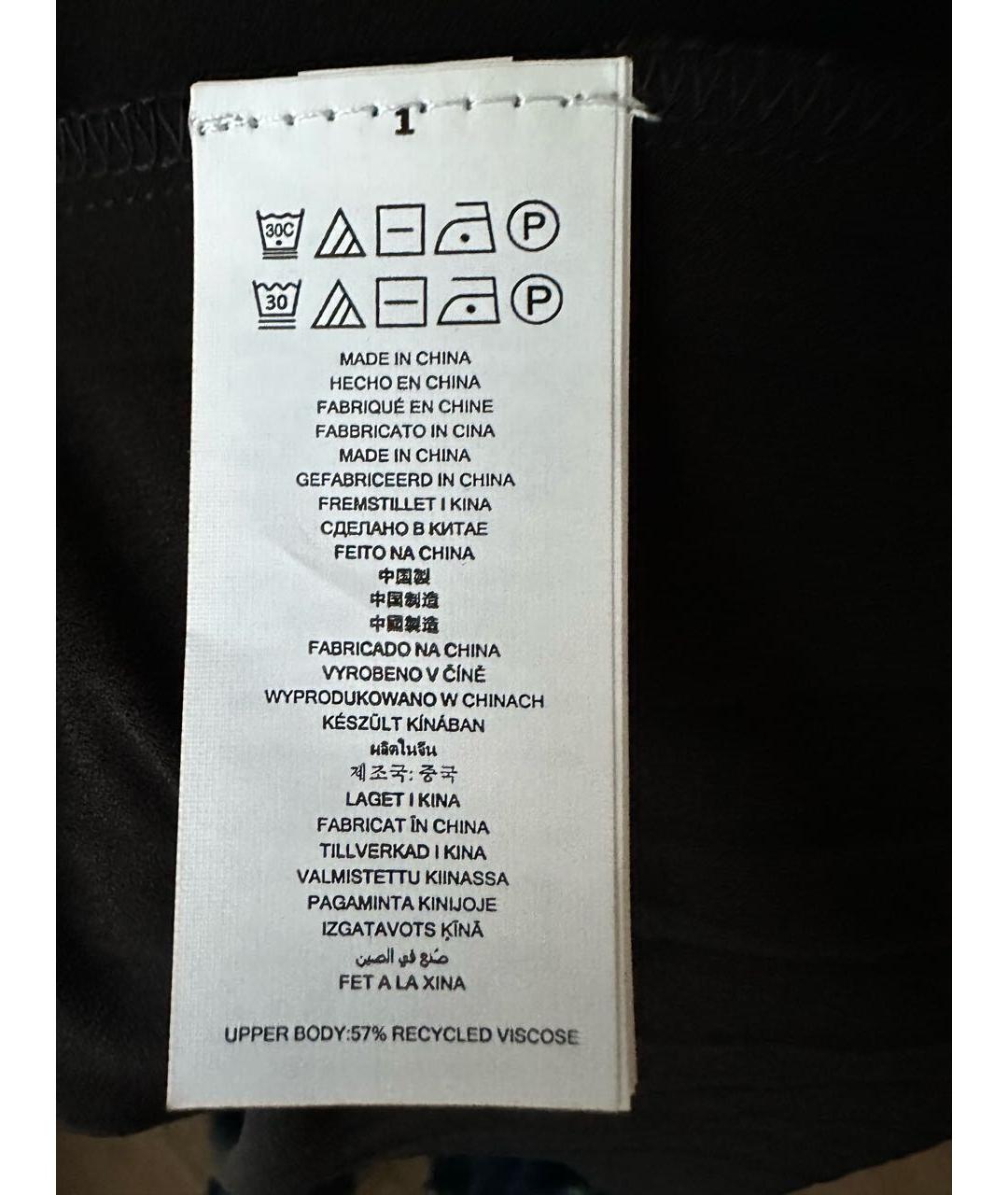 MICHAEL KORS Черное полиэстеровое повседневное платье, фото 7