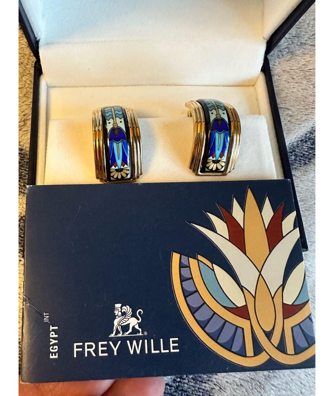 Frey Wille Мульти позолоченные клипсы, фото 8