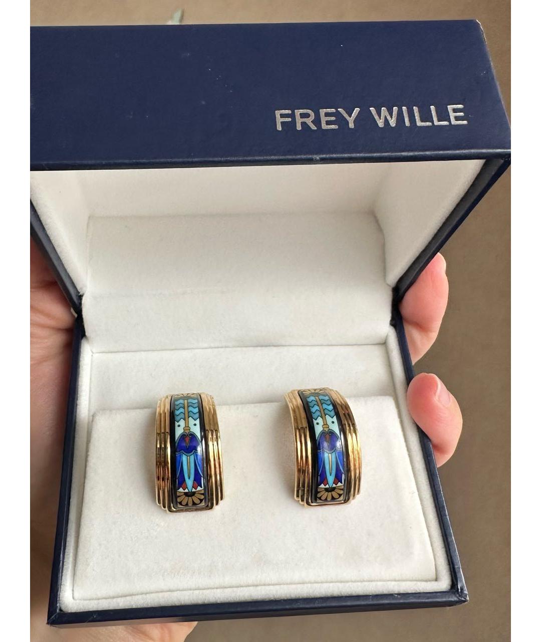 Frey Wille Мульти позолоченные клипсы, фото 6