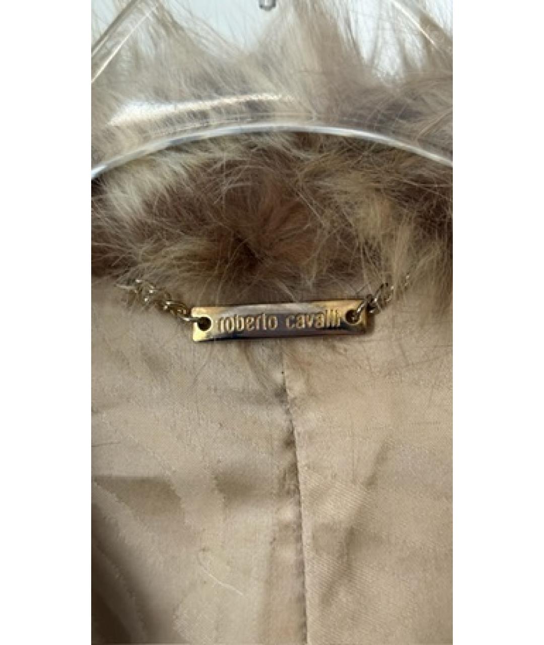 ROBERTO CAVALLI Бежевая куртка, фото 5