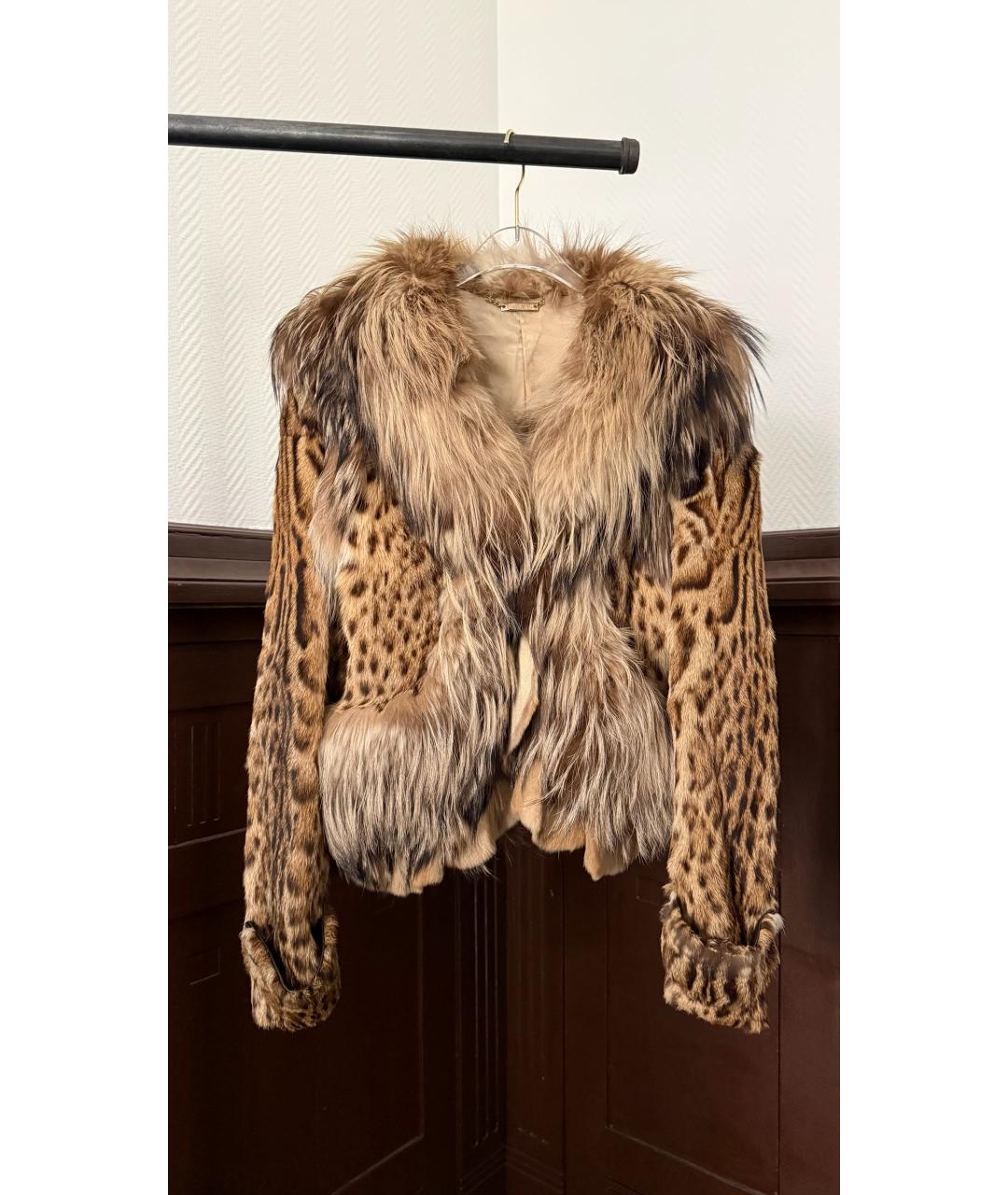 ROBERTO CAVALLI Бежевая куртка, фото 7