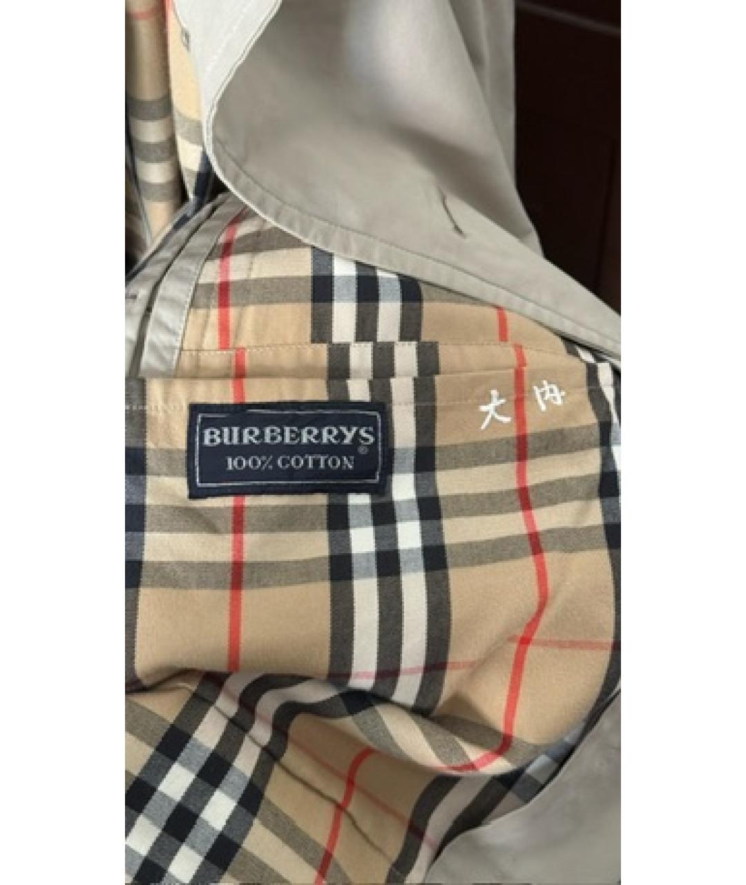 BURBERRY Бежевый тренч/плащ, фото 5