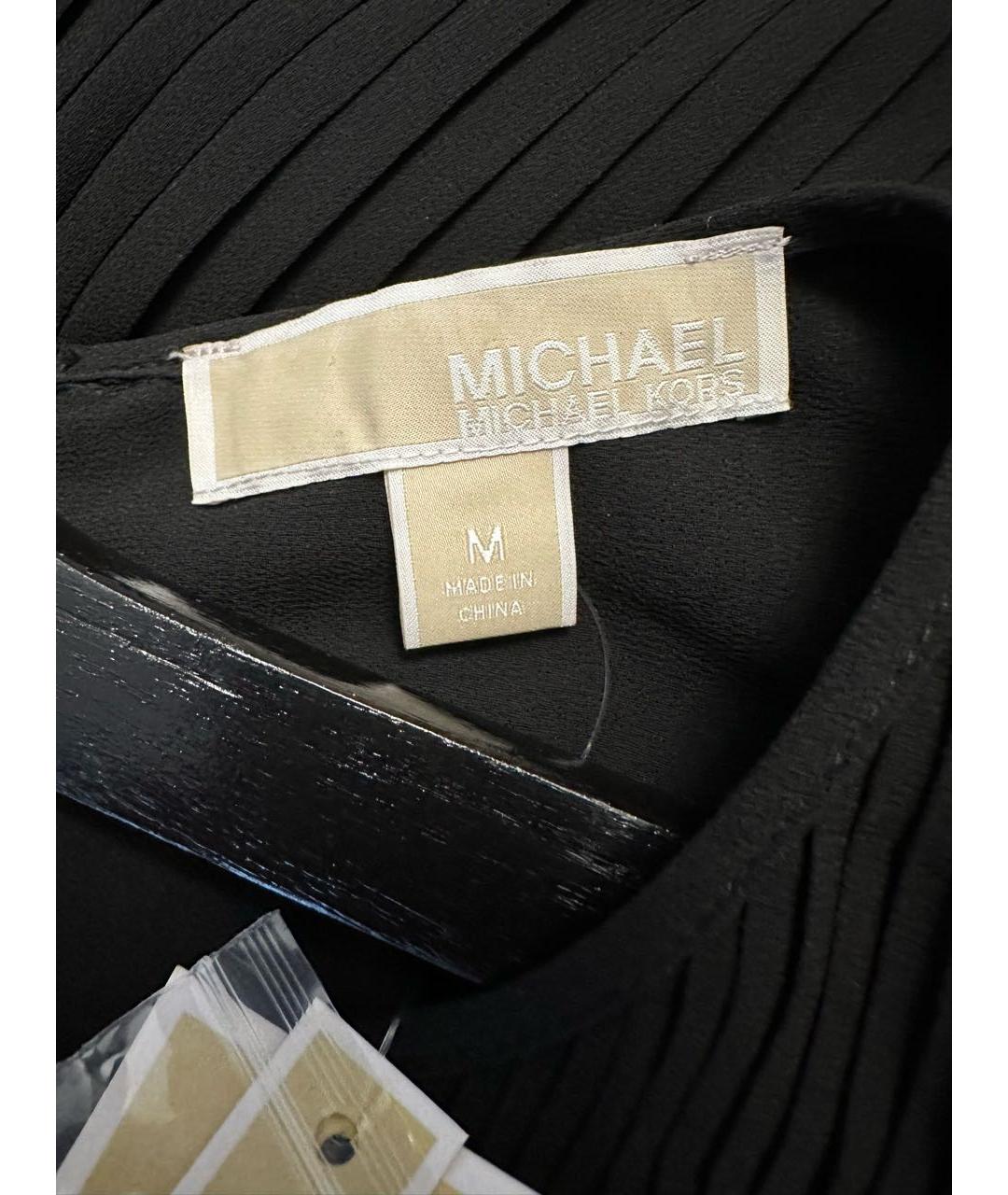 MICHAEL KORS Черное полиэстеровое коктейльное платье, фото 6