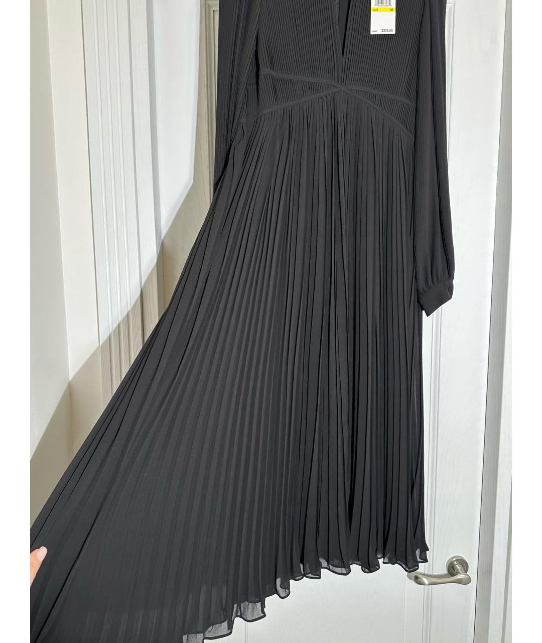 MICHAEL KORS Черное полиэстеровое коктейльное платье, фото 4