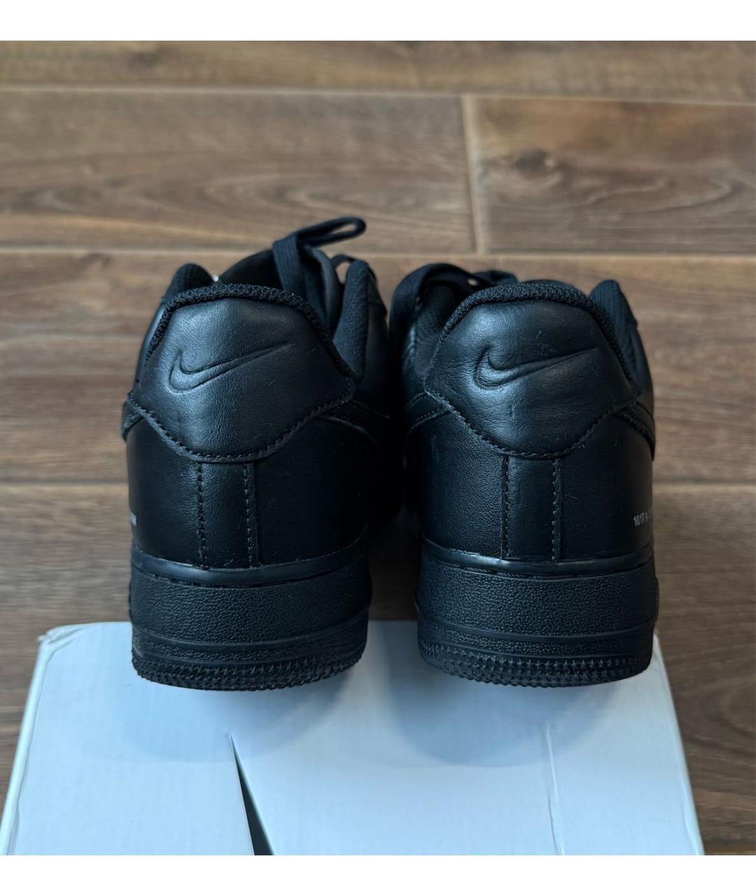 1017 ALYX 9SM Черные кожаные низкие кроссовки / кеды, фото 4