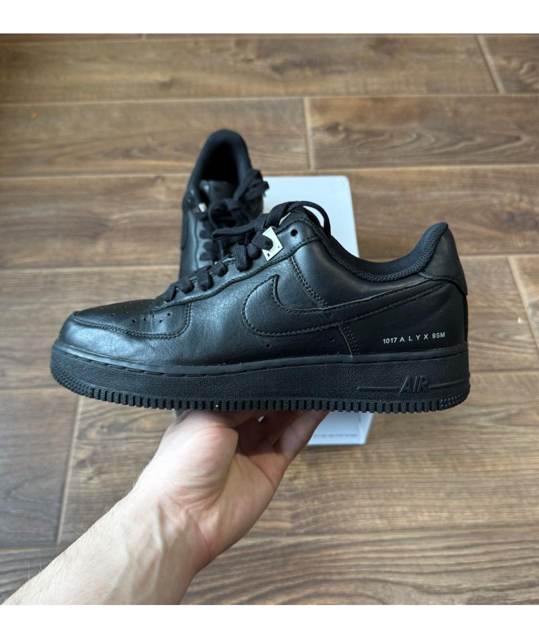 1017 ALYX 9SM Черные кожаные низкие кроссовки / кеды, фото 8