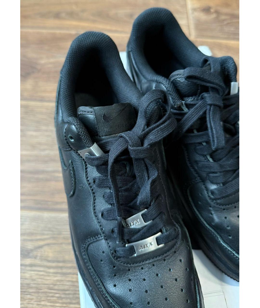 1017 ALYX 9SM Черные кожаные низкие кроссовки / кеды, фото 3