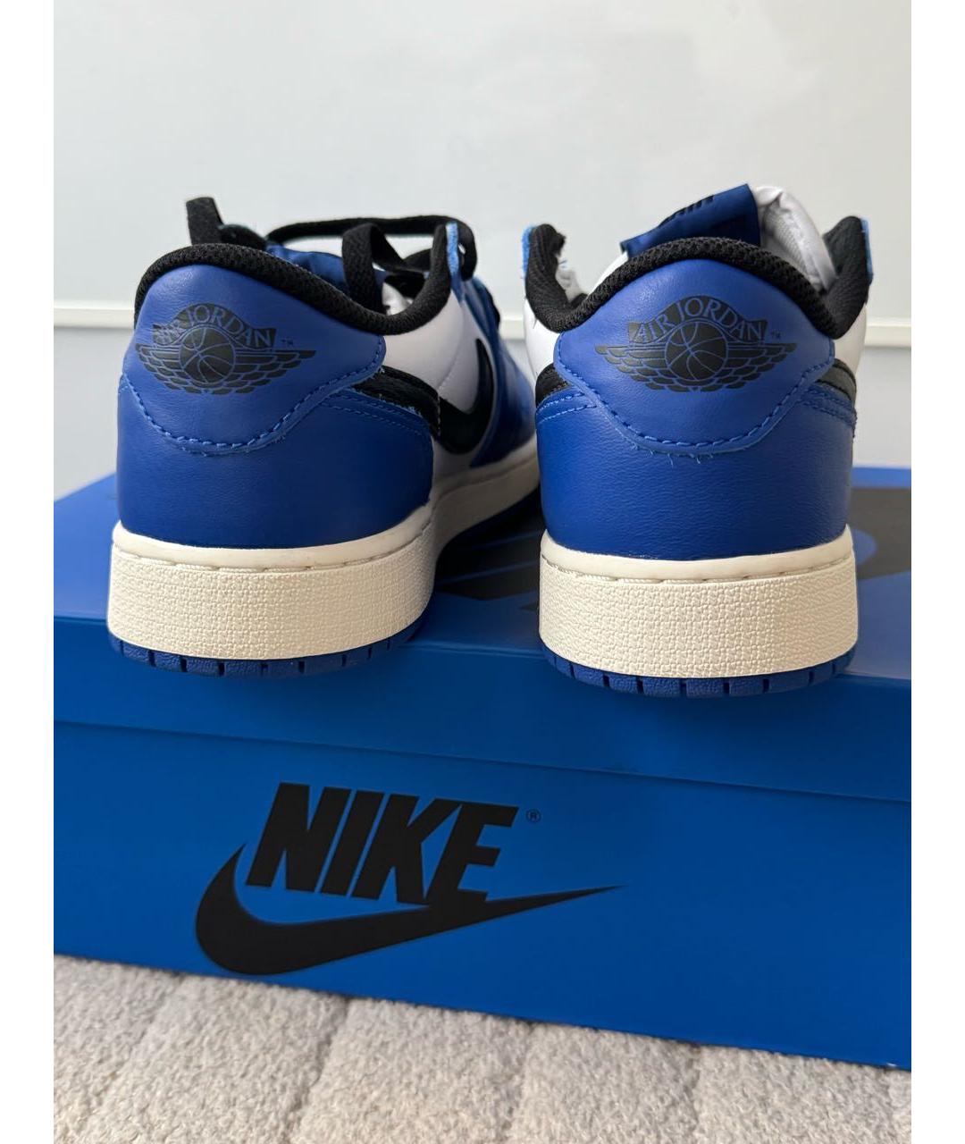 JORDAN Синие низкие кроссовки / кеды, фото 4