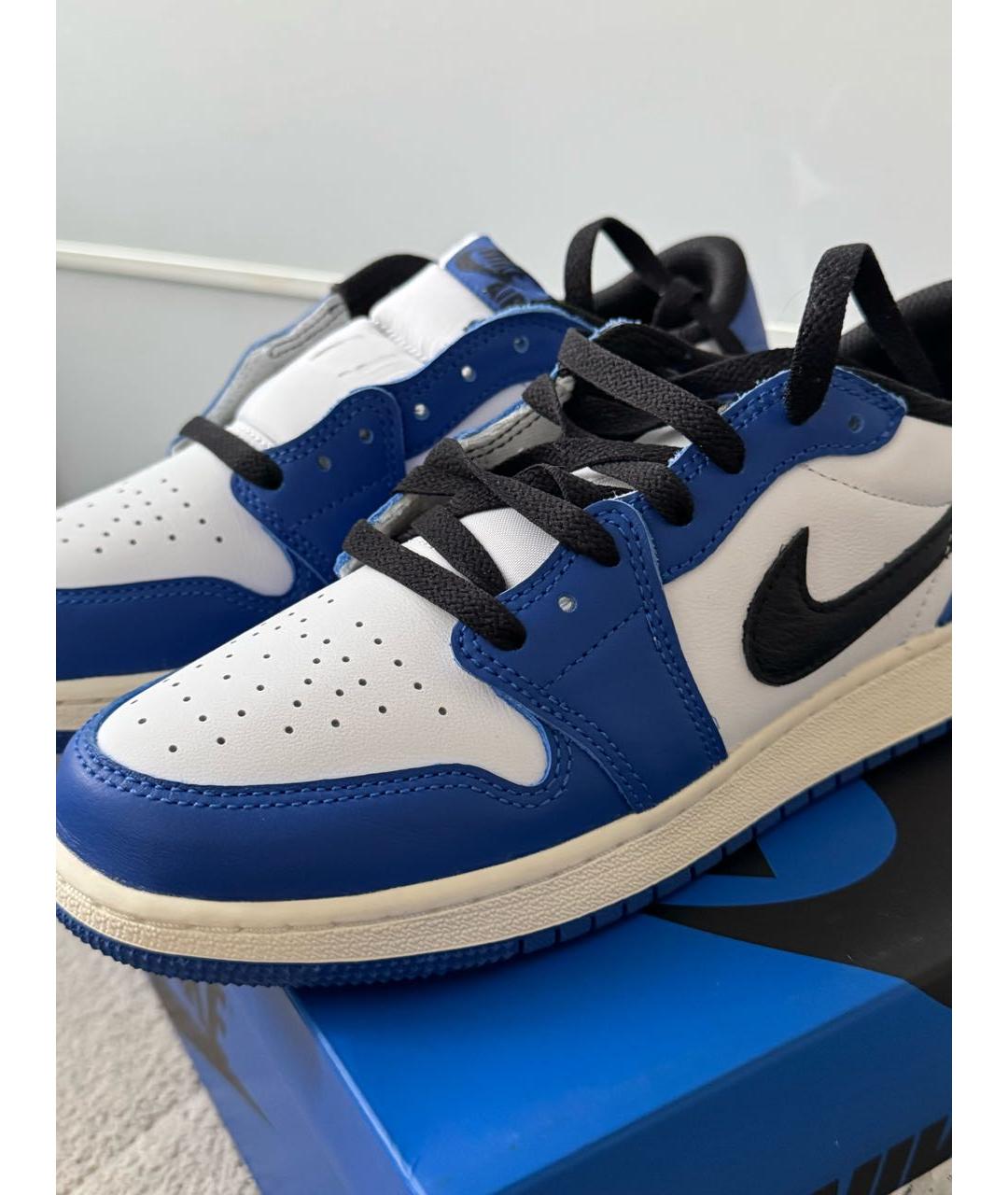 JORDAN Синие низкие кроссовки / кеды, фото 2