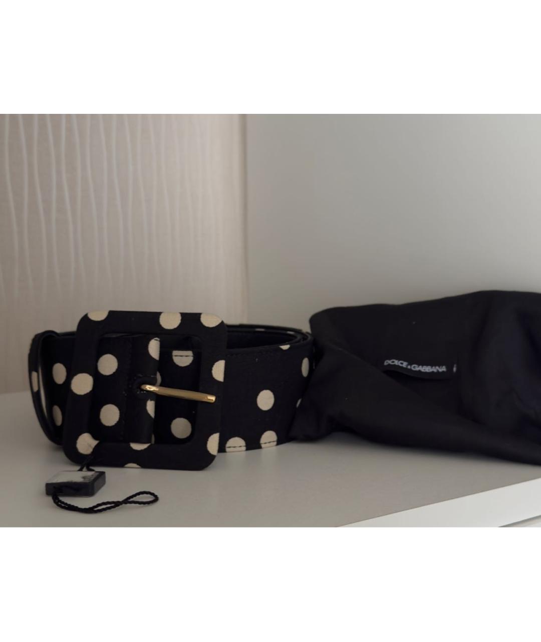 DOLCE&GABBANA Черный ремень, фото 6