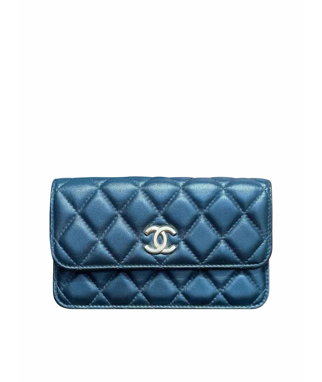 CHANEL Черная кожаная сумка через плечо, фото 1