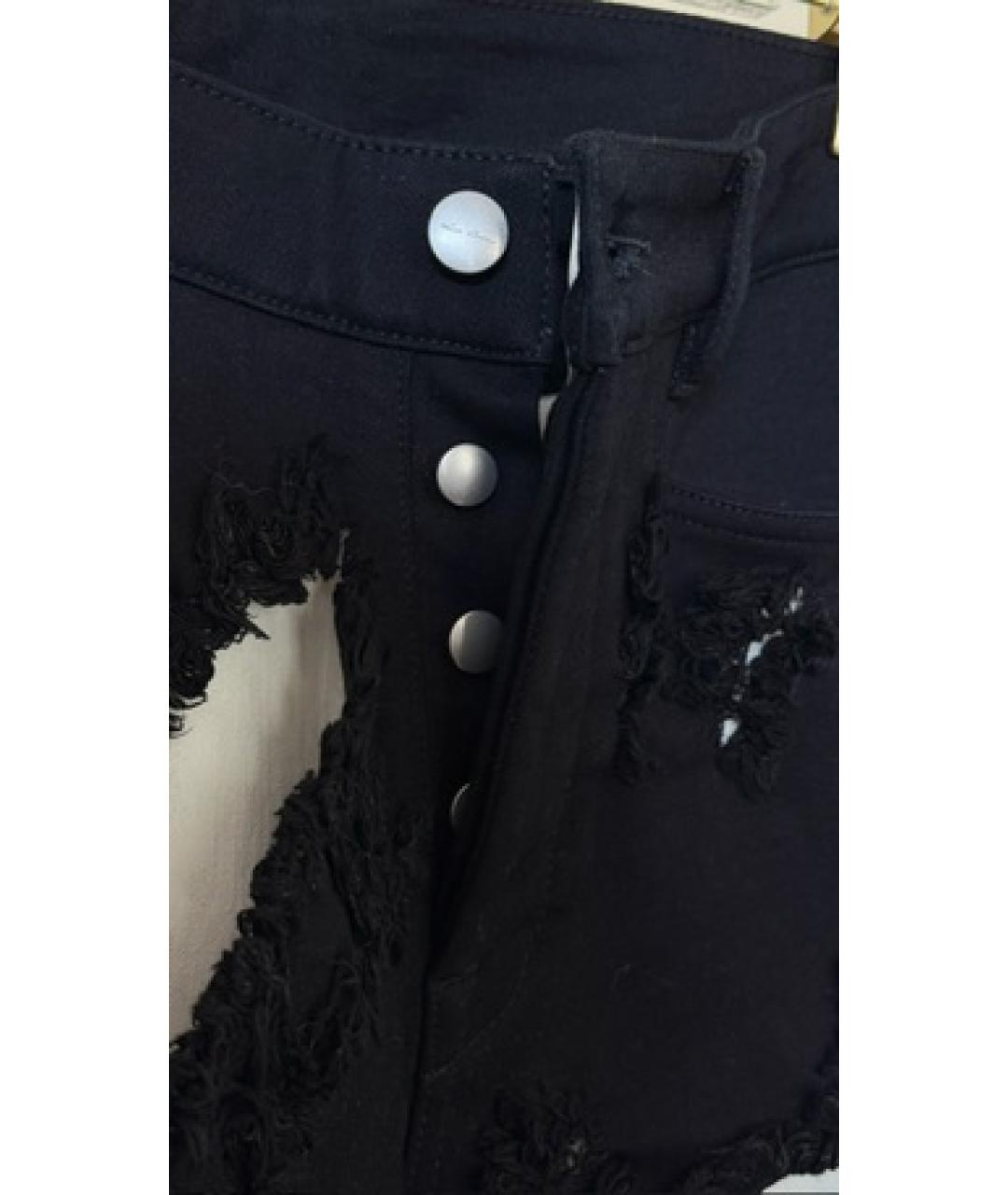 RICK OWENS Черные прямые джинсы, фото 5