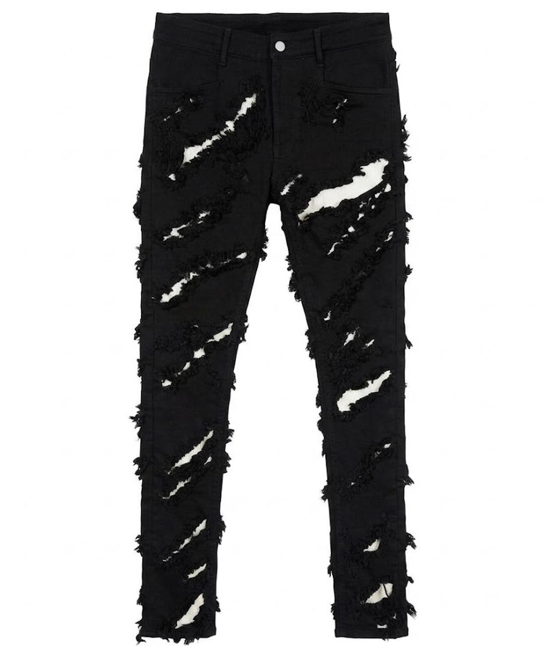 RICK OWENS Черные прямые джинсы, фото 1