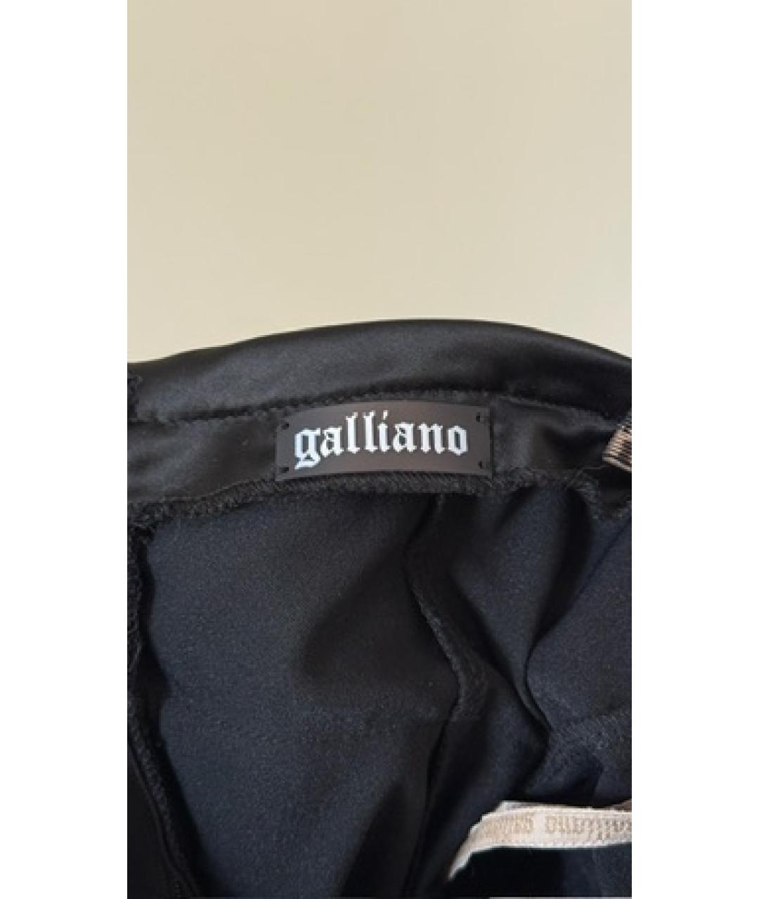 JOHN GALLIANO Черное вечернее платье, фото 5