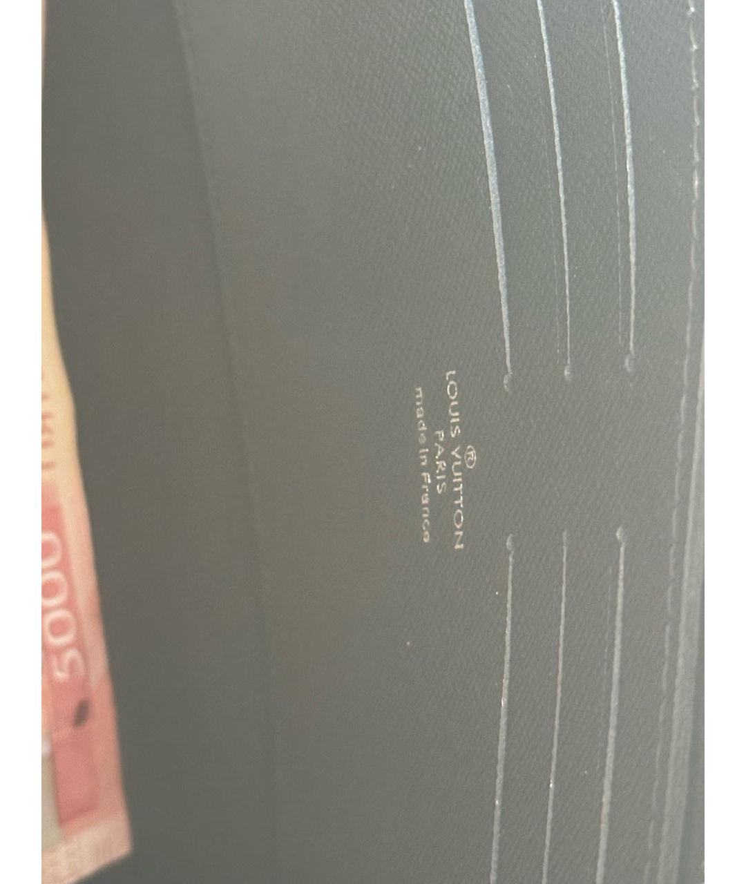 LOUIS VUITTON Антрацитовая папка для документов, фото 3
