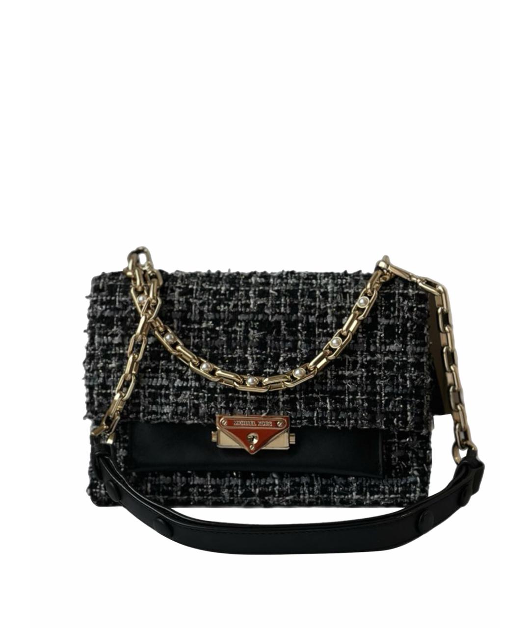 MICHAEL KORS Серая твидовая сумка через плечо, фото 1