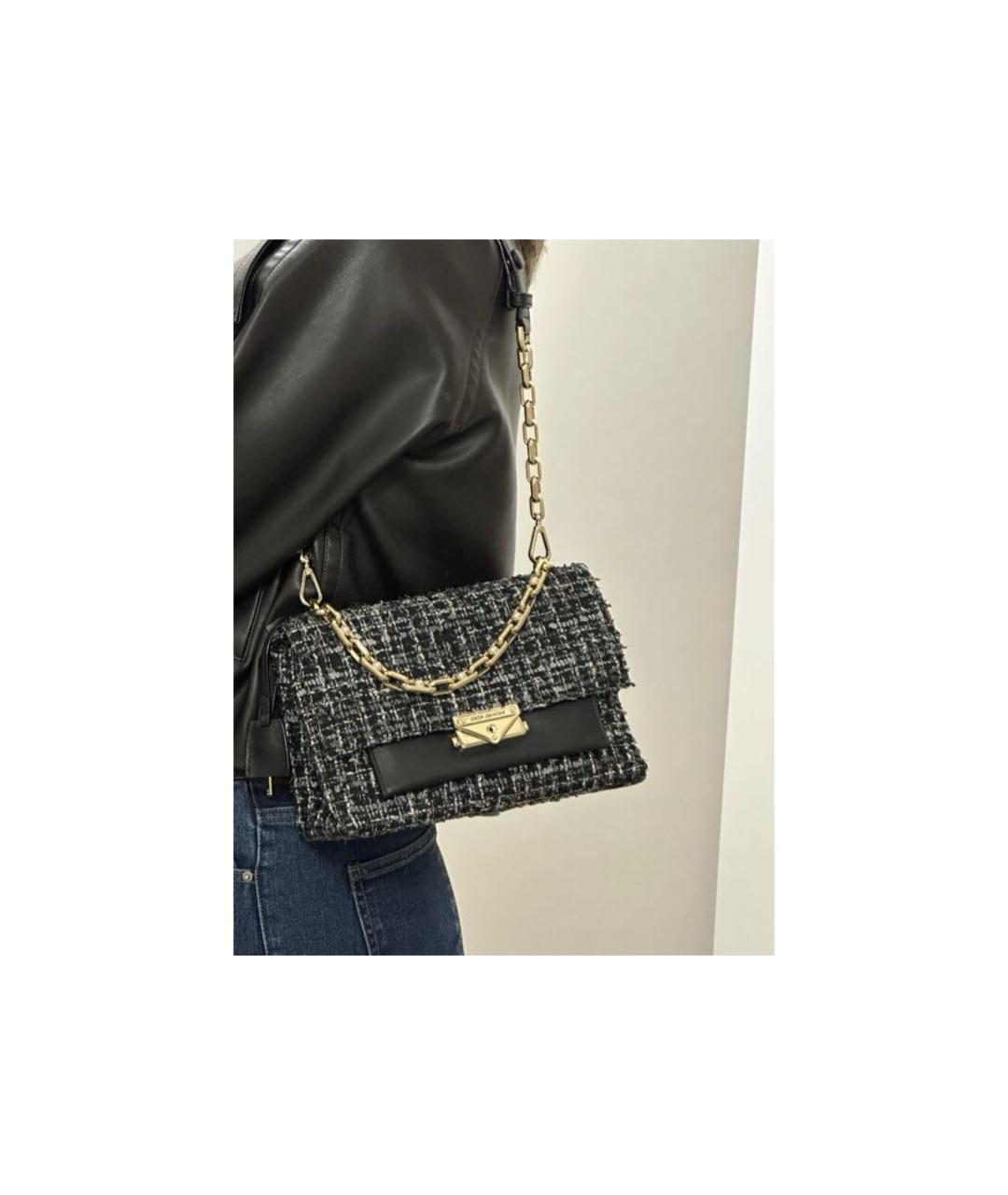 MICHAEL KORS Серая твидовая сумка через плечо, фото 5