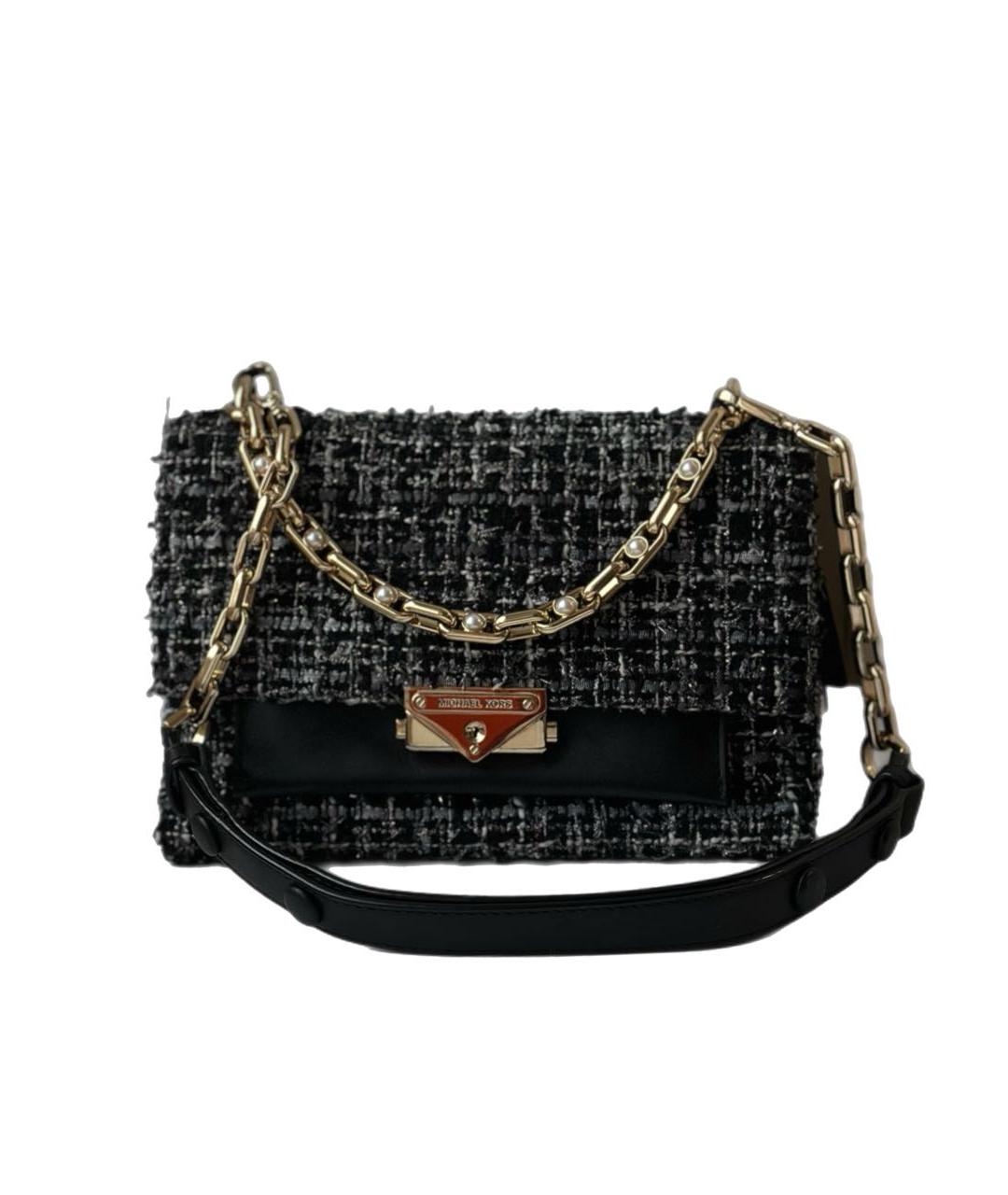 MICHAEL KORS Серая твидовая сумка через плечо, фото 6