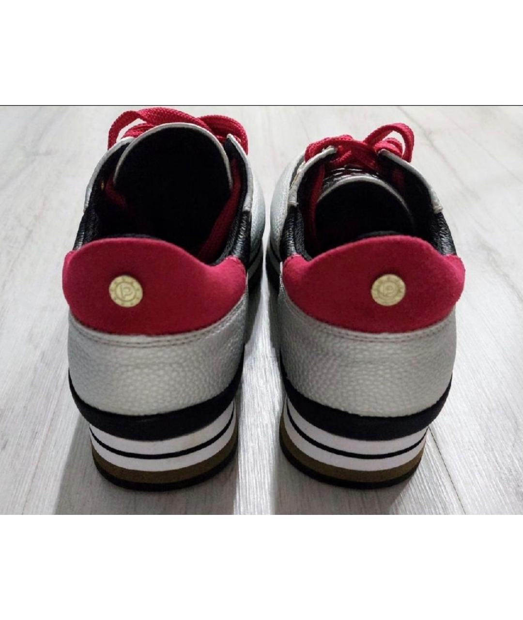 POLLINI Кожаные кроссовки, фото 4