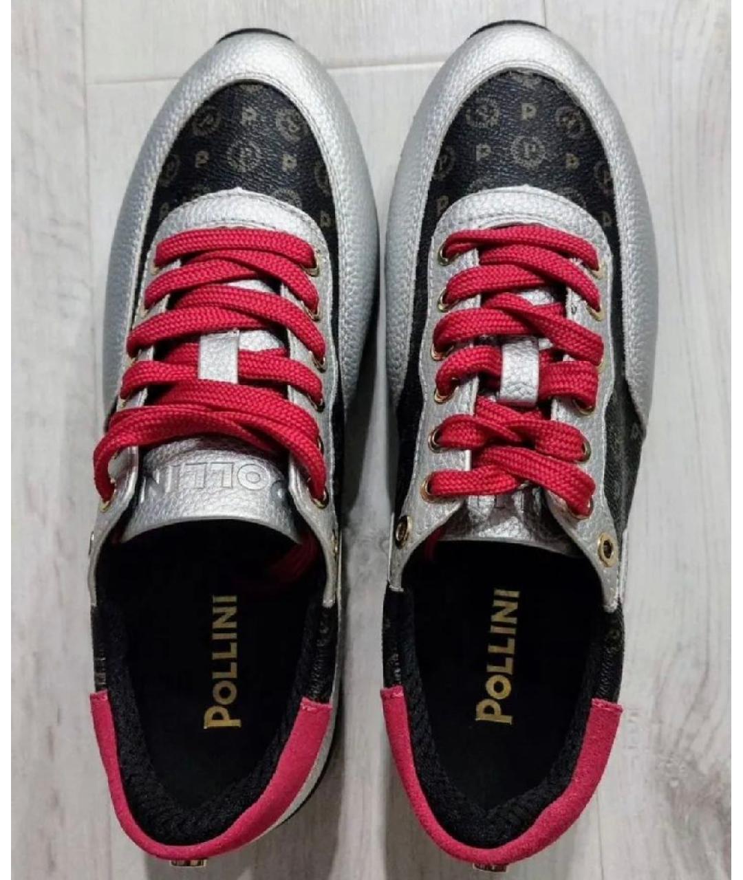 POLLINI Кожаные кроссовки, фото 3