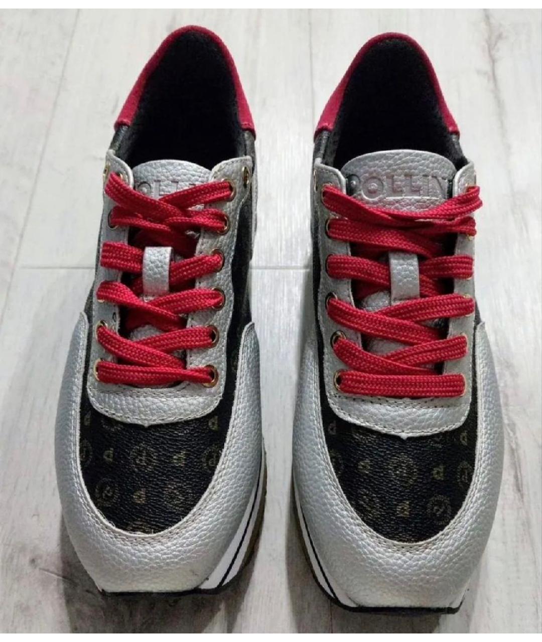 POLLINI Кожаные кроссовки, фото 2