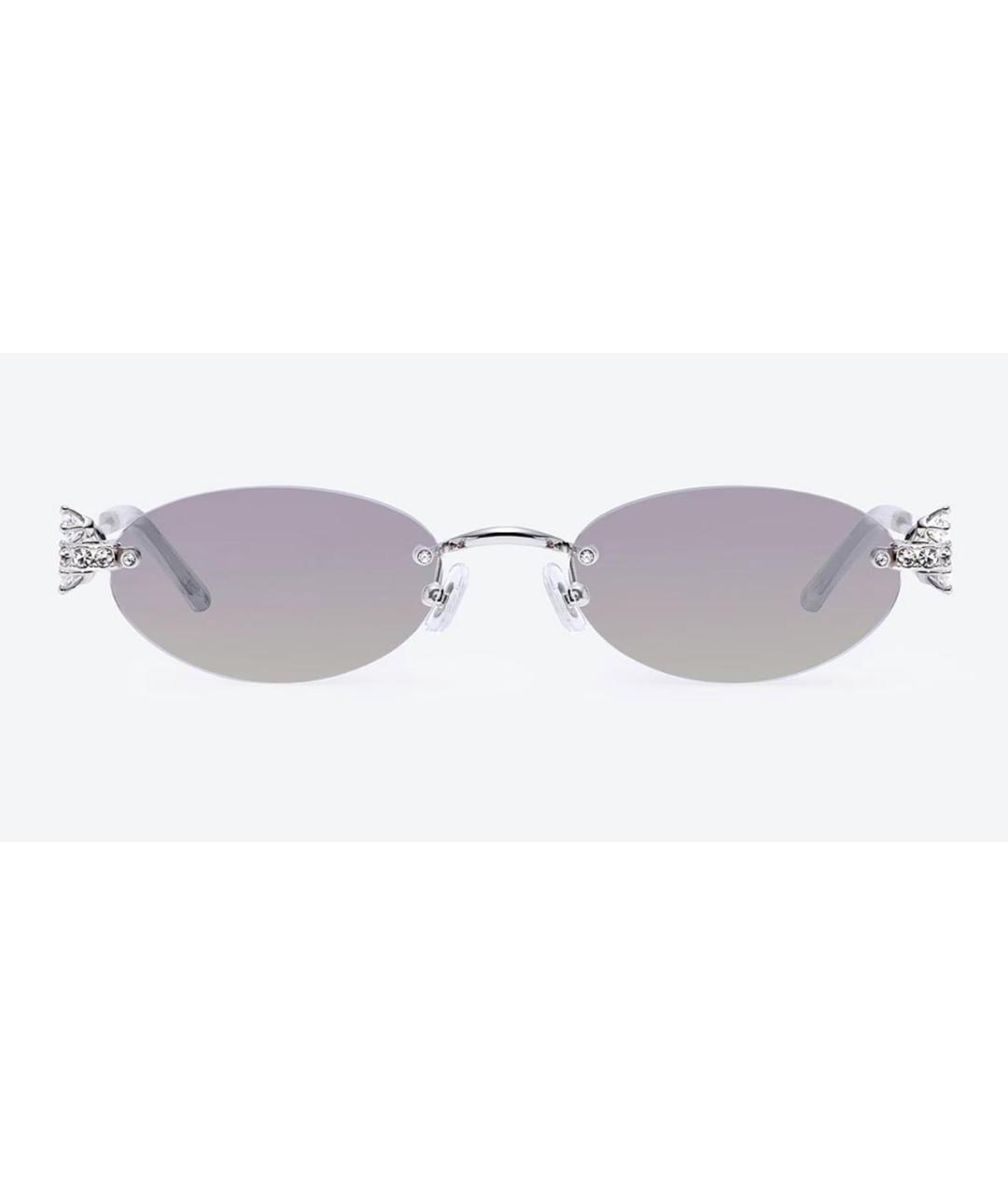 GENTLE MONSTER Серебряные металлические солнцезащитные очки, фото 2