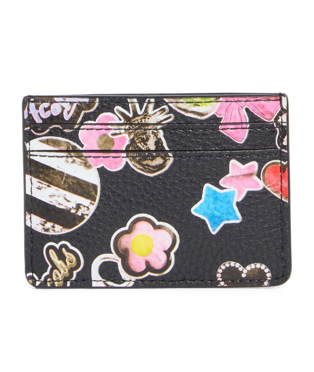 MARC JACOBS Черный кожаный кардхолдер, фото 3