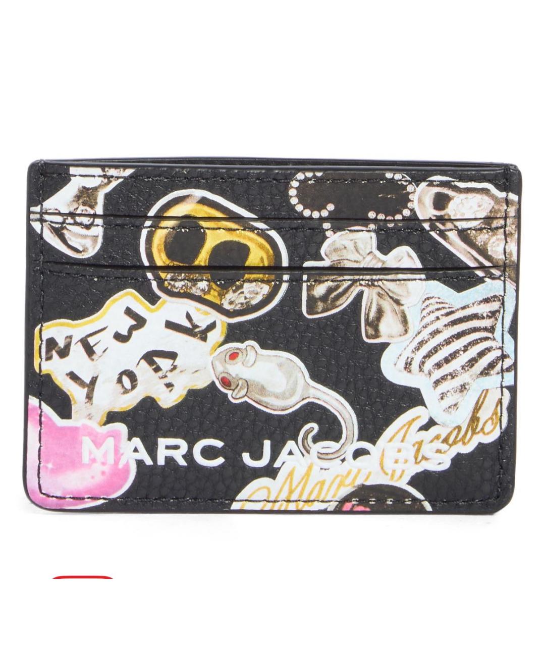 MARC JACOBS Черный кожаный кардхолдер, фото 6