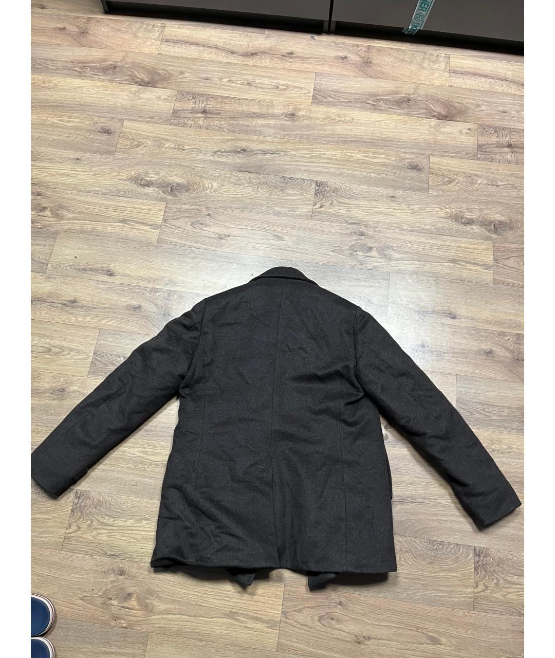 MOORER Коричневое шерстяное пальто, фото 2