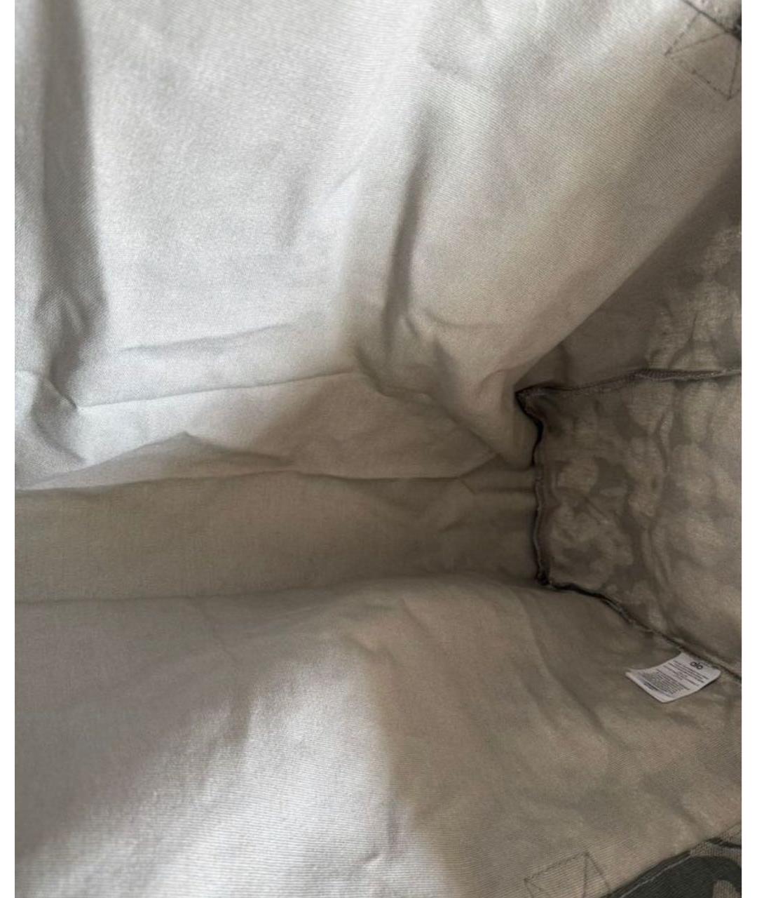 ALO YOGA Серая тканевая дорожная/спортивная сумка, фото 3