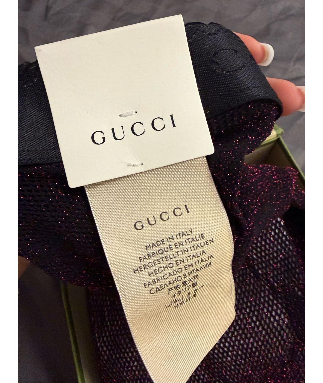 GUCCI Черные носки, чулки и колготы, фото 4