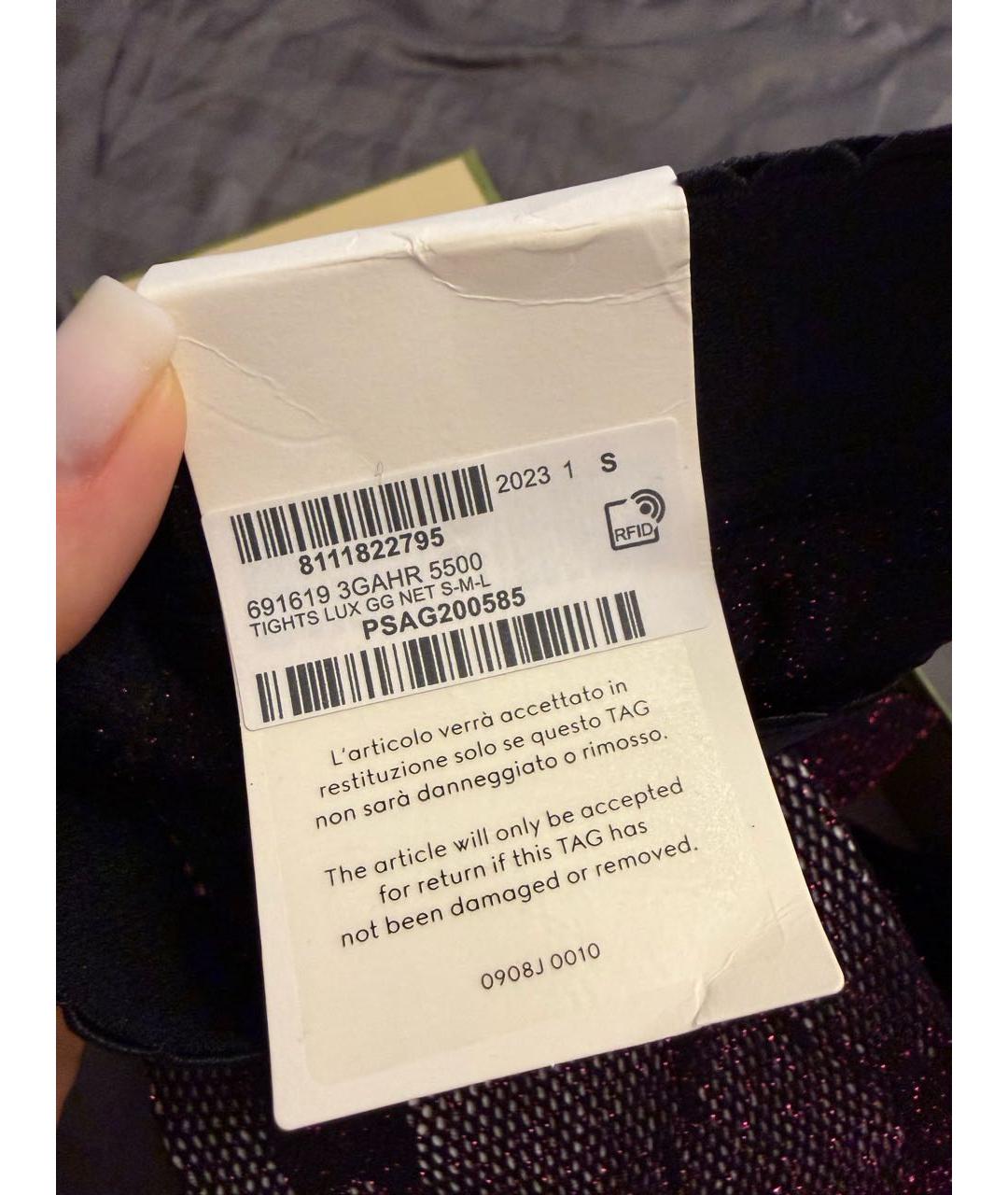 GUCCI Черные носки, чулки и колготы, фото 3