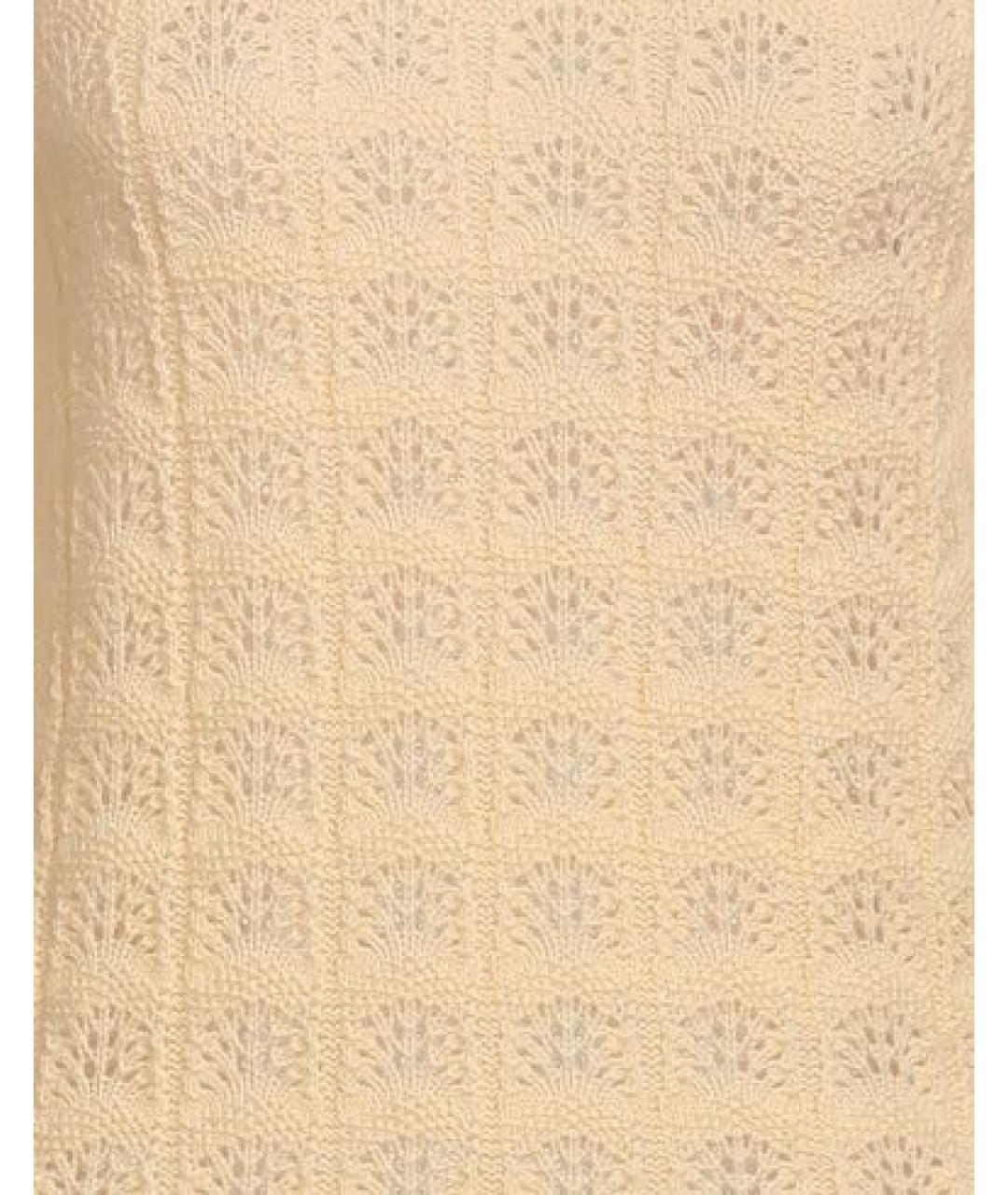 SPORTMAX Желтый кашемировый джемпер / свитер, фото 3