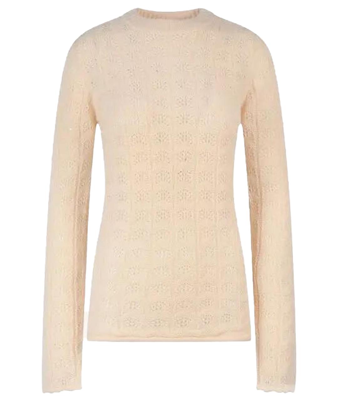 SPORTMAX Желтый кашемировый джемпер / свитер, фото 1