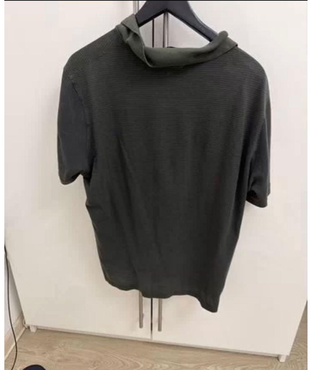 LOUIS VUITTON Зеленые хлопковое поло с коротким рукавом, фото 2