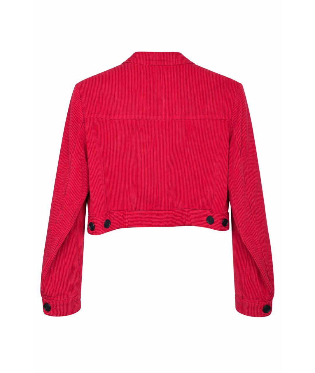 KENZO Бордовый хлопковый жакет/пиджак, фото 2