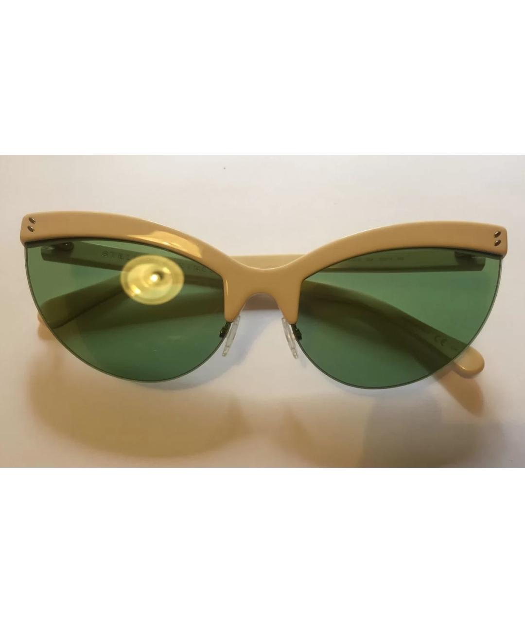 STELLA MCCARTNEY Зеленые пластиковые солнцезащитные очки, фото 5