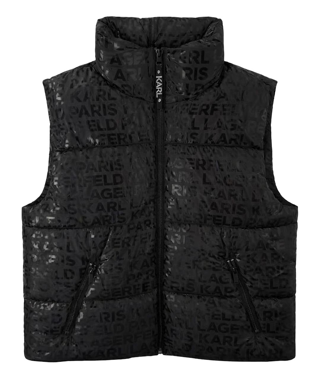 KARL LAGERFELD Черный жилет, фото 1