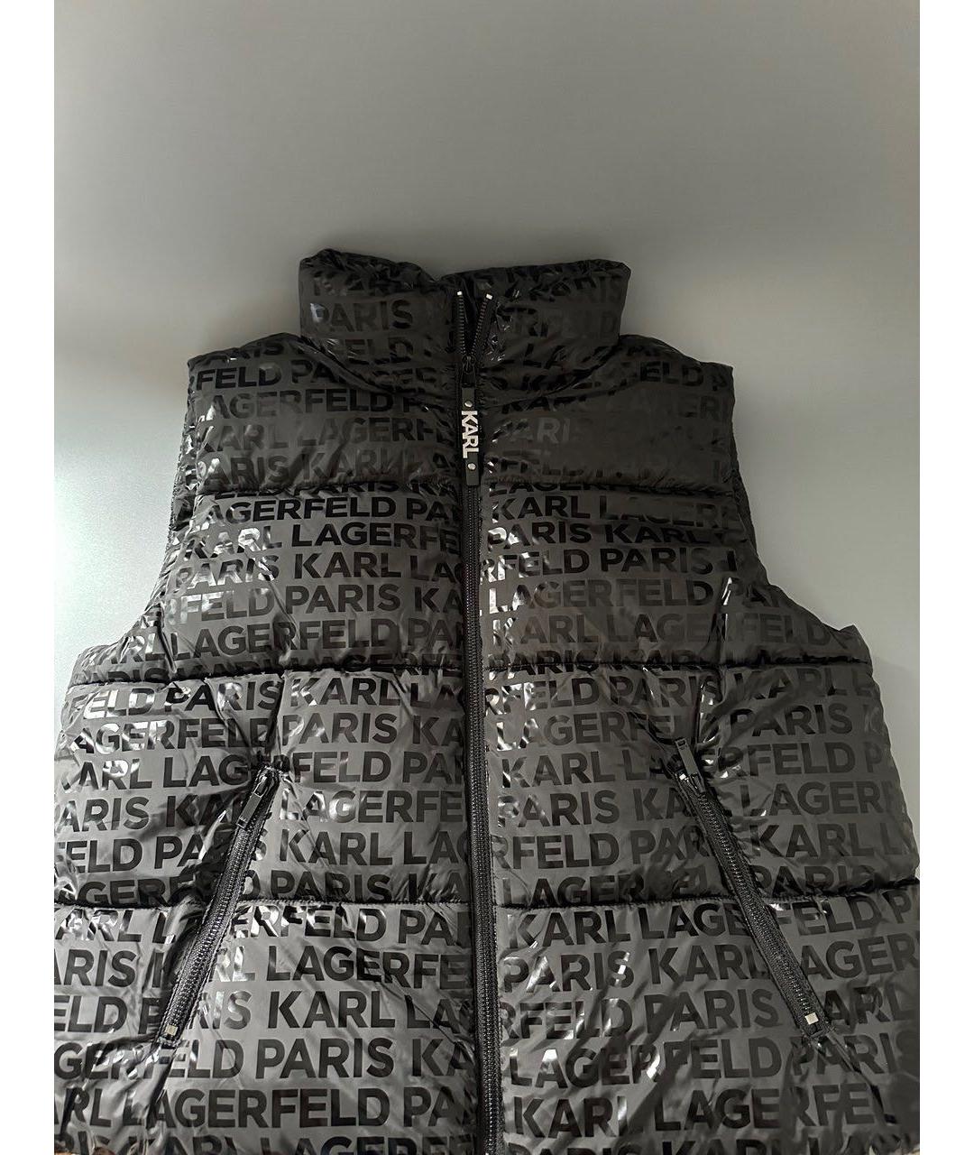 KARL LAGERFELD Черный жилет, фото 8